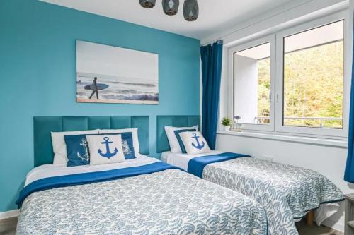 Blue apartment A, Dębina