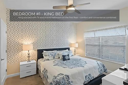 4BR Villa with Pool & Resort Amenities,Near Disney