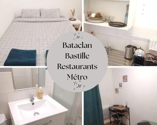 Studio Paris 11 Bien situé et fonctionnel, París