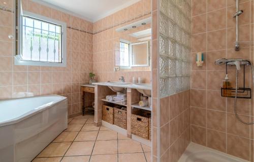 Bathroom, Stunning Home In Saint-Raphael in Vallon de Coste