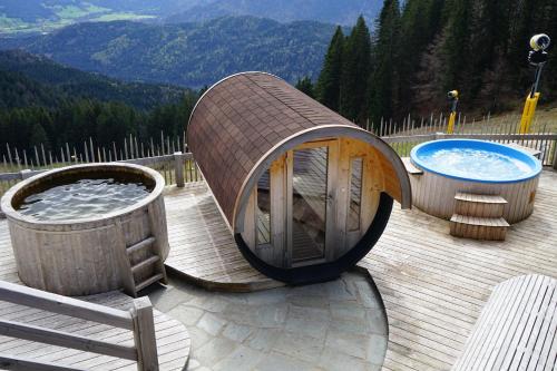 ซาวน่า, Naturhotel & Bayernhütte am Brauneck (Naturhotel & Bayernhutte am Brauneck) in เลงกริส