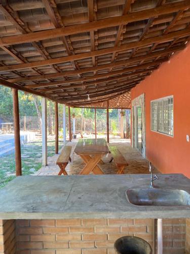 Chácara com piscina aquecida