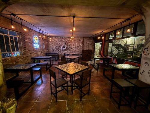 Restaurant, Hostal Casa De Arcos in Puebla