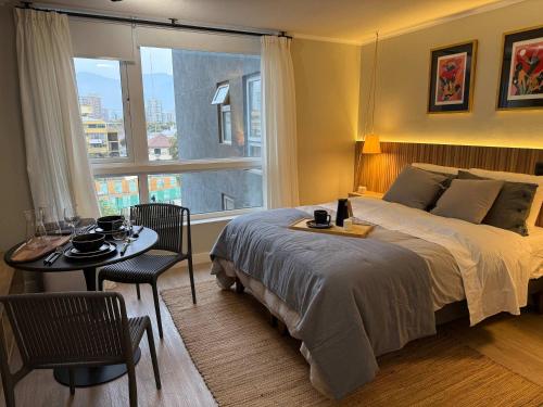 HOM I Luminoso y Acogedor Studio 2PAX en Nunoa
