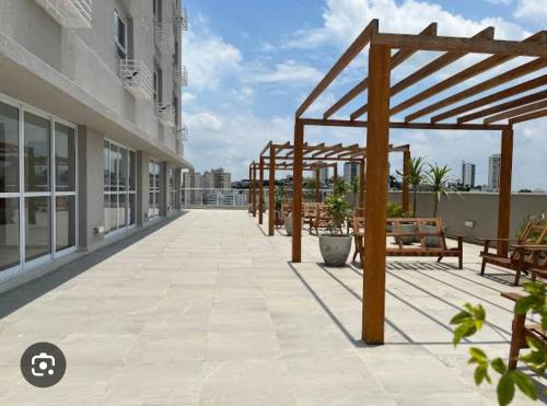 Erkély/terasz, Studio Relaxante Mogi Das Cruzes in Mogi Das Cruzes