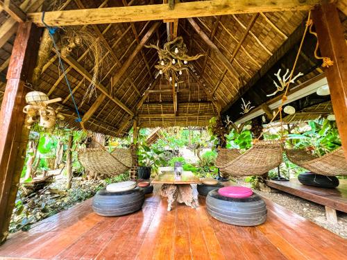 Garden, Sandybridge Eco Farm at Relly's Restaurant near Sabang Beach