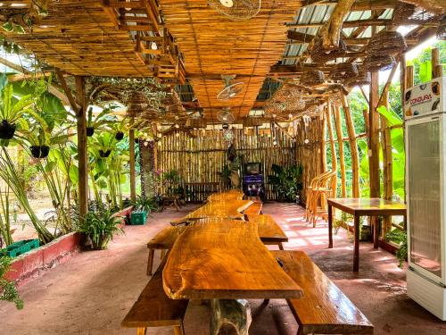 Restaurant, Sandybridge Eco Farm at Relly's Restaurant near Sabang Beach