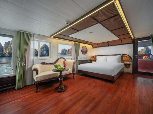Elite Family Connecting Suite with Private Terrace  - 2 days 1 night room in Signature Royal Halong Cruise