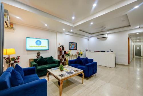 Aamantran Residency, Sohna Road, Sector 49, Gurugram - 공용 라운지/TV 시청 구역