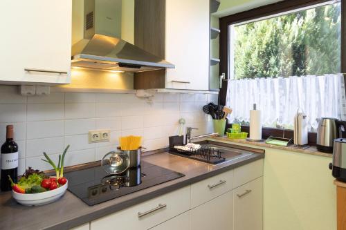 FeWo Harzer Bergwind Sankt Andreasberg, Hunde willkommen, große eingezäunte Terrasse mit Gasgrill (FeWo Harzer Bergwind Sankt Andreasberg, 1 Hund bis 30Kg willkommen, große eingezaunte Terrasse mit G) in Sankt Andreasberg