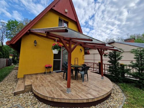 Balcony/terrace, Elbujtat-Lak Vendeghaz Gyoparosfurdo in Oroshaza