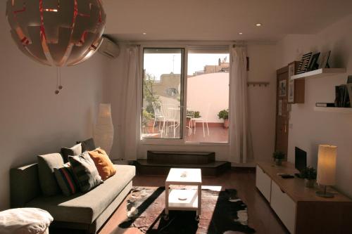 Lovely apartment with a terrace, Barcelona (fotografie 6)