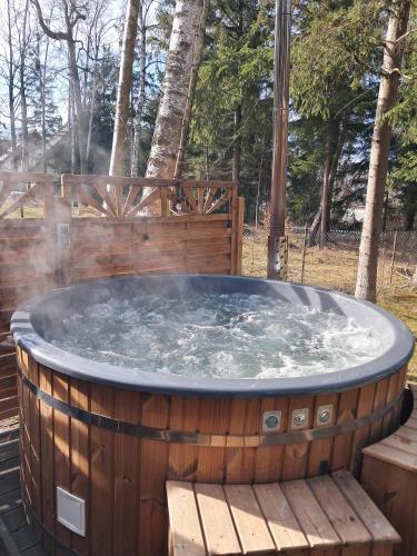 Swimmingpool, Willa Pawel z balia i jacuzzi in Karpacz