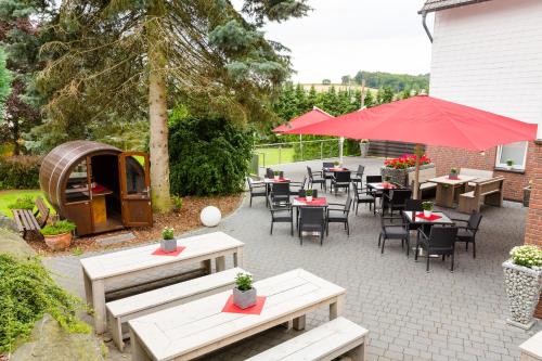 Balcony/terrace, Hotel Werner in Dautphe