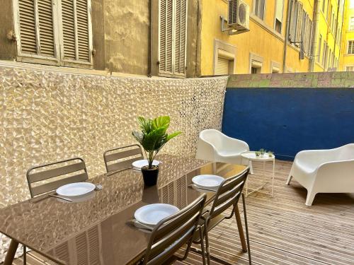 Chez Marie et Romain- appartement de charme au cœur de la Joliette proche Panier centre ville, Marseille (fotografie 4)