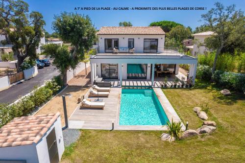 VILLA VITRICCIA - VILLA DE REVE, PISCINE et PLAGE à 7MN A PIED ! - Location, gîte - Zonza