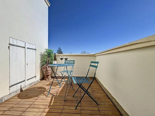 Erkély/terasz, Auberge la musardière (Auberge la musardiere) in Chagny