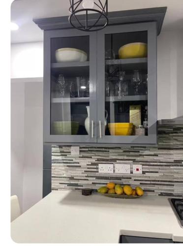 Kitchen, Cypress Suites in Saint Peter