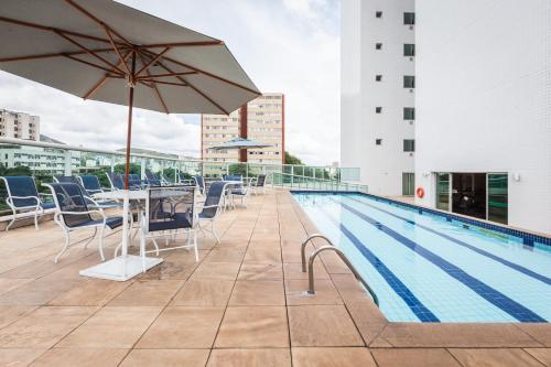 Piscina, Bourbon Belo Horizonte Afonso Pena Business Hotel in Belo Horizonte