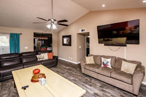 Desert Dreaming Pool Fire Pit Game Room