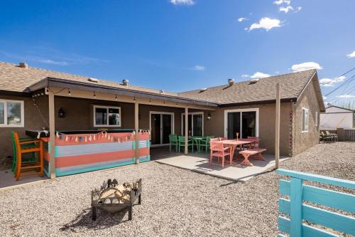 Desert Dreaming Pool Fire Pit Game Room