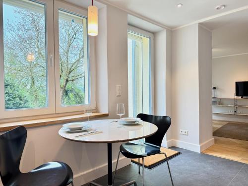 Konyha, Ferienwohnung Villa Hoyerberg Allgäu - moderne Wohnung mit Blick ins Allgäu (Ferienwohnung Villa Hoyerberg Allgau - moderne Wohnung mit Blick ins Allgau) in Lindau városközpont