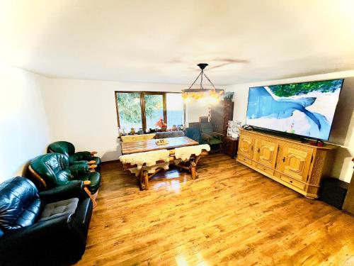 Koplietošanas atpūtas telpa ar TV, Stefy Home Holiday in Viișoara