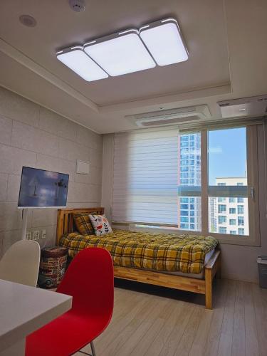 富川 Bucheon Sinjung-dong Station High Floor View Lovely House 单人房 套房