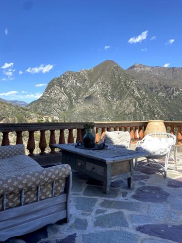 Erkély/terasz, Pleasant Lower Villa Breil sur Roya in Breil Sur Roya