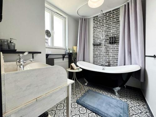 Baño, Green Library, appartement 6 personnes à Nemours (Green Library, appartement 6 personnes a Nemours) in Nemours