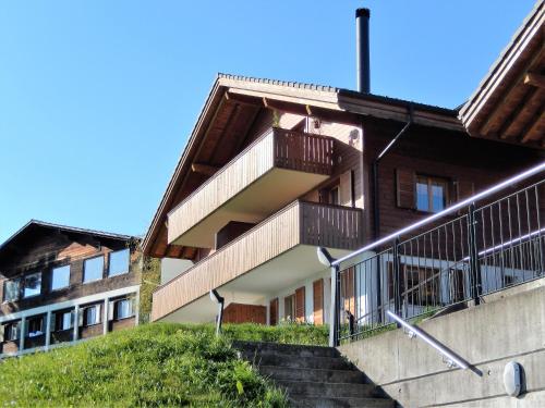 外部景觀, Ferienwohnung Pfrundmatte mit Panoramablick in 埃希