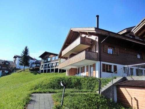 外部景觀, Ferienwohnung Pfrundmatte mit Panoramablick in 埃希