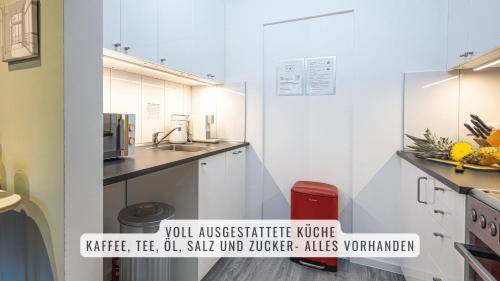 Cocina, have-a-nice-Stay - Souterrain - ruhig - nahe U Bahn Hamburg - nahe der Natur in Ahrensburg
