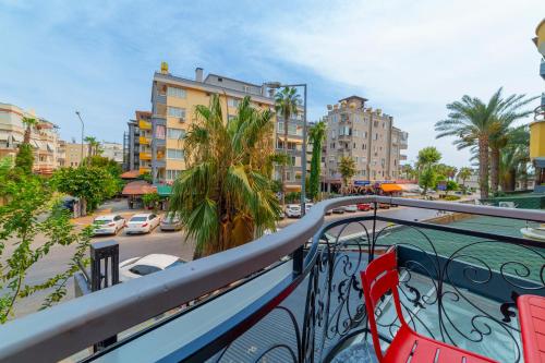 Deluxe Double Room with Side Sea View