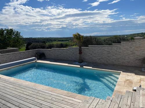 Magnifique villa Chloeline: Piscine et Superbe vue in Pougnadoresse