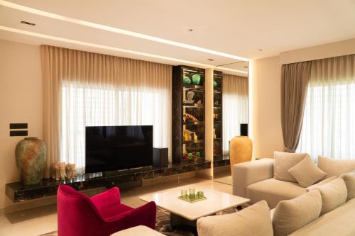 Közös társalgó / TV, La Villa in Kodikal