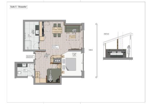 One-Bedroom Apartment with Garden View