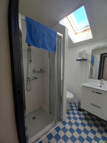 Fürdőszoba, Charmant T2 indépendant (Charmant T2 independant) in Belcaire