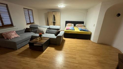 1 king bed, 1 sofa bed