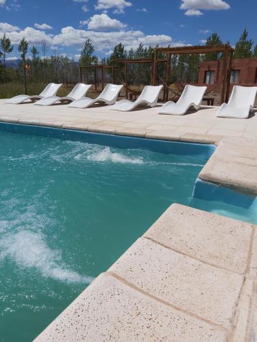 Peldbaseins, Hotel boutique pukarainca in Uspallata