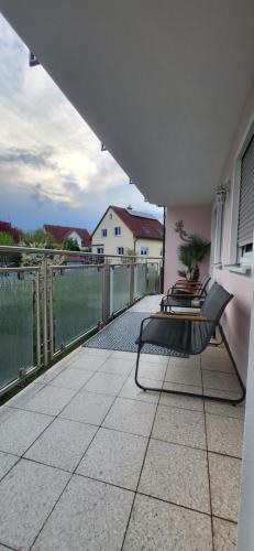 balkon/terras, Attraktive 3 Zimmer Wohnung in ruhiger Lage in Ansbach