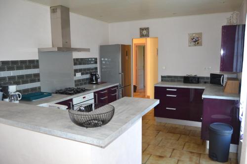 virtuve, Maison familiale de campagne in Marsaneix