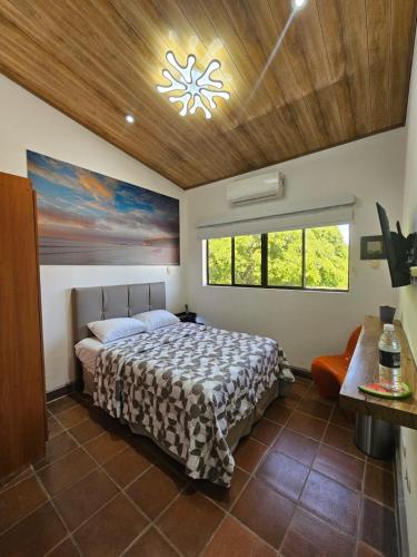 1 double bed
