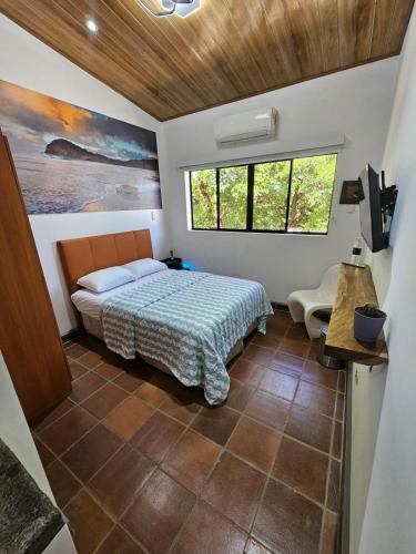 1 double bed