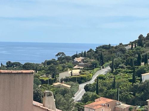 T3 vue mer avec piscine