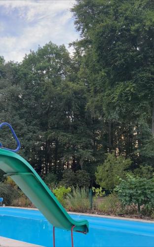 Swimming pool, Authentic Norman house in Brionne