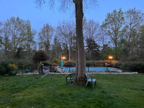 Swimming pool, Authentic Norman house in Brionne