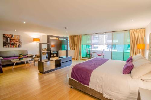 شرفة/ تراس, Hotel Grand Park in مركز مدينة بوغوتا