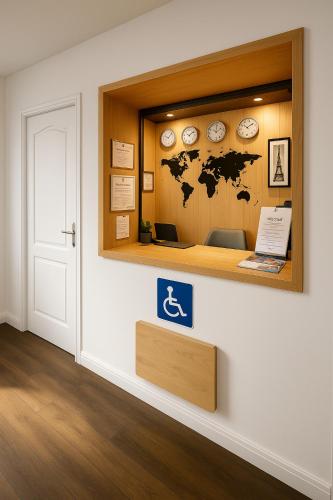 ล็อบบี้, Logis Hotel du Cirque Troyes centre historique in กลางเมืองโทรเย