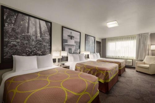 3 double beds